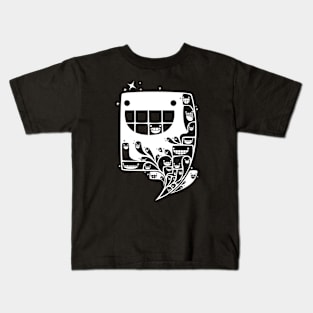 Happy Inside - 1-Bit Oddity - White Version Kids T-Shirt